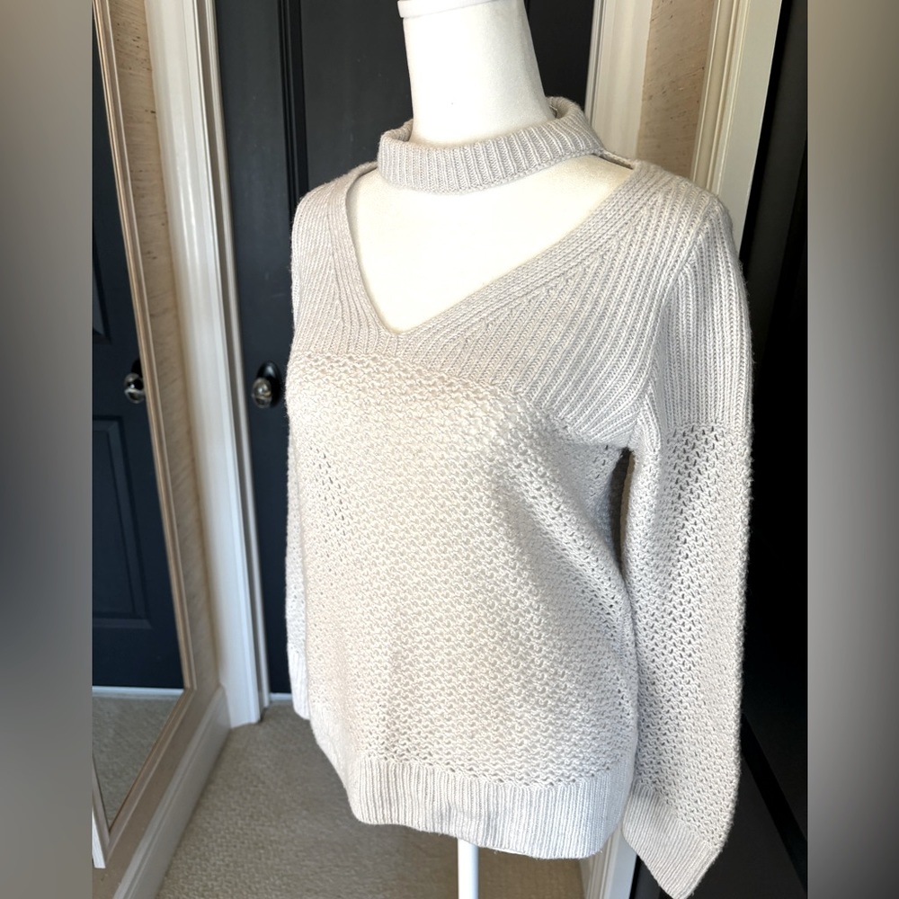 Lucky Brand light Gray Sweater XS